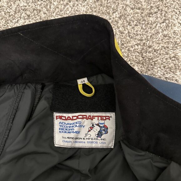 Aerostich Roadcrafter Classic 2 Piece Gore-Tex Suit Yellow/Grey Men’s Size 48 - Picture 7 of 16